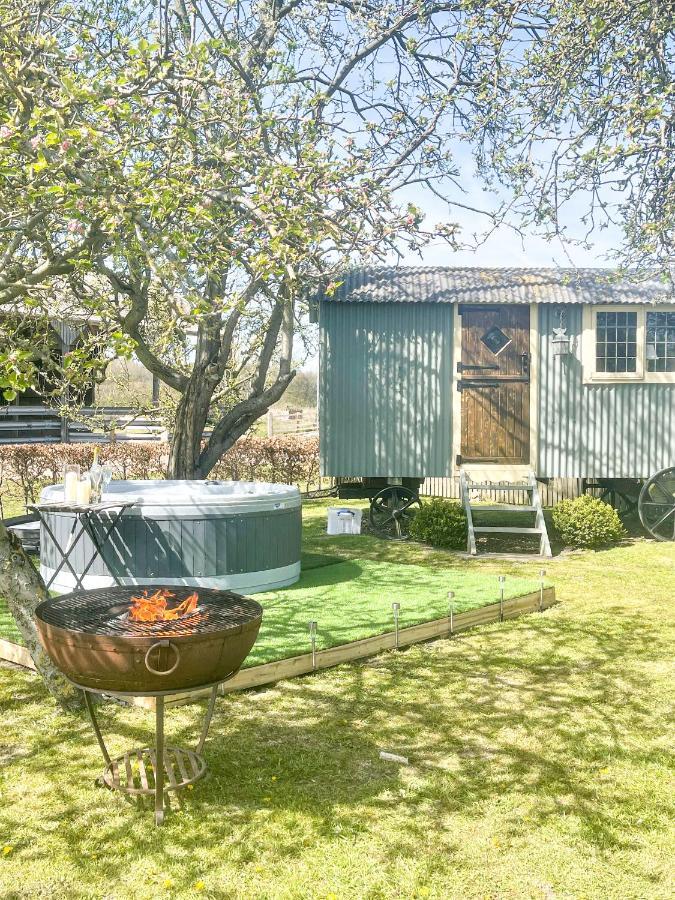 Beech Shepherds Hut ยอร์ค ภายนอก รูปภาพ